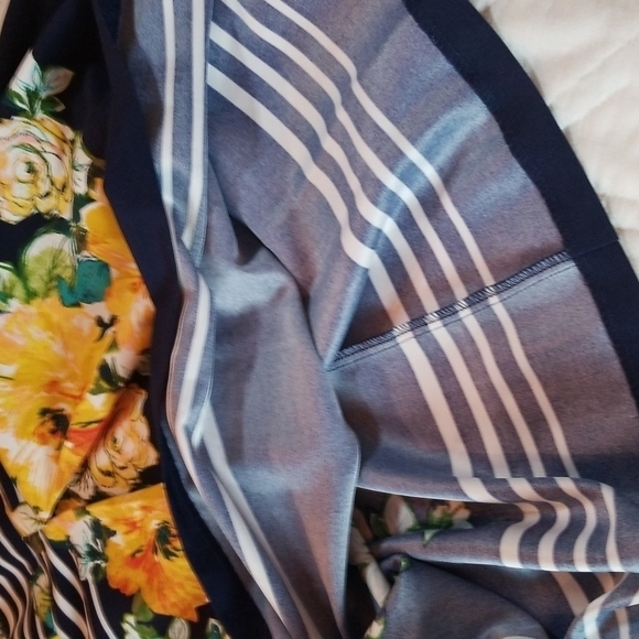 Db established 1962 | Navy Yellow Floral Fit and Flare Dress - Picture 9 of 10